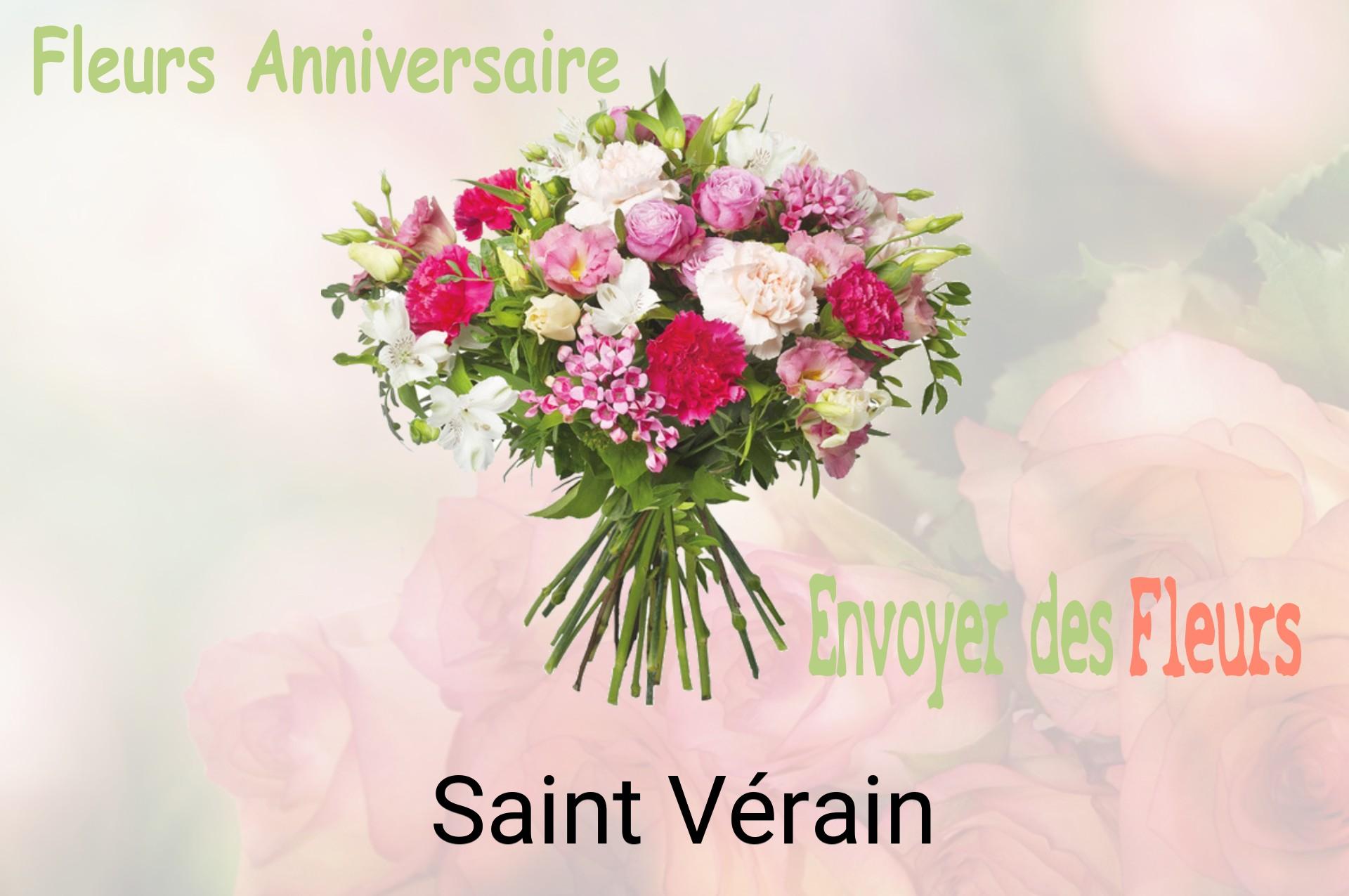 Bouquet de fleurs d’anniversaire livré à Saint-Vérain
