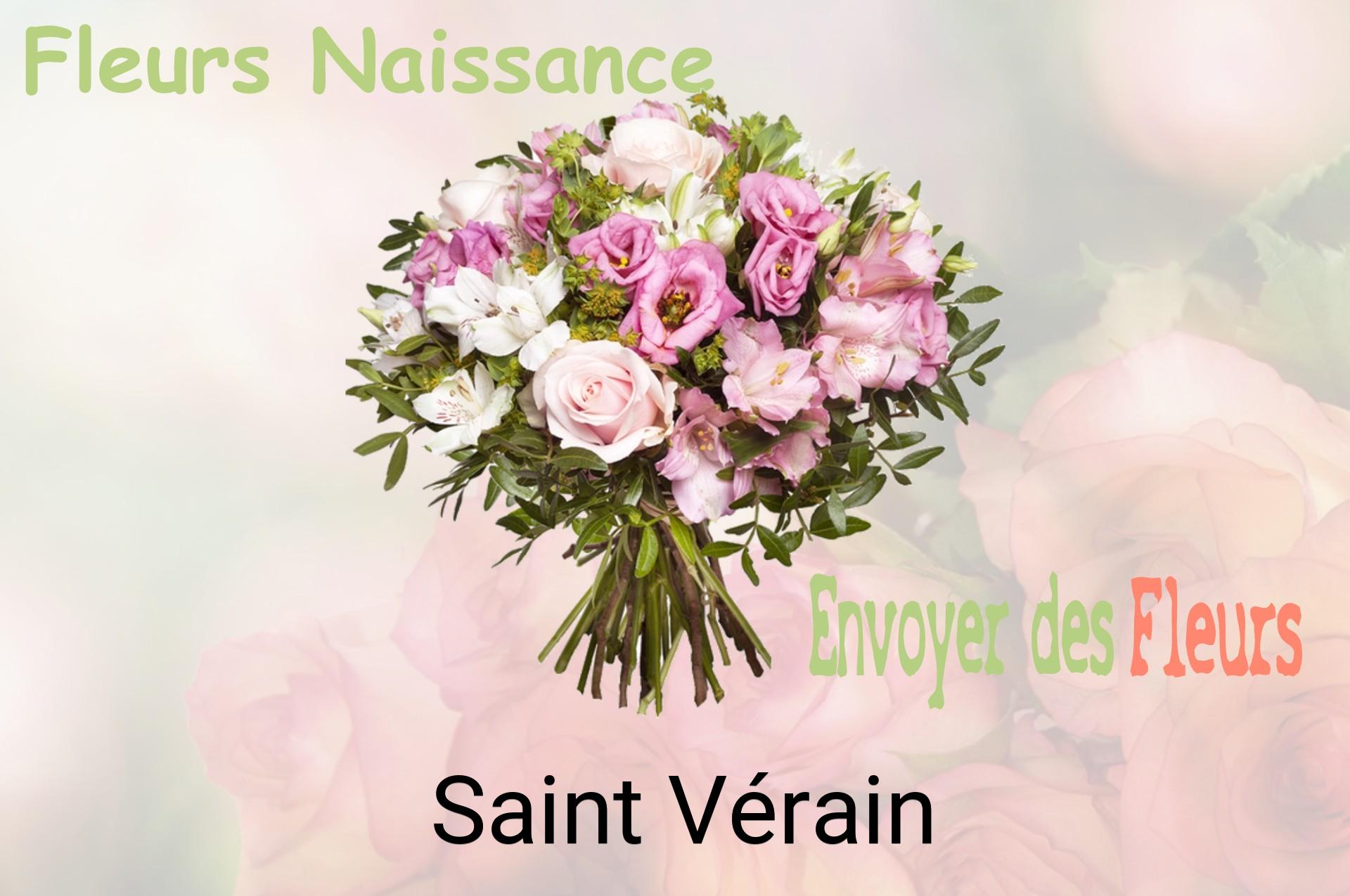 Bouquet de fleurs de naissance livré à Saint-Vérain